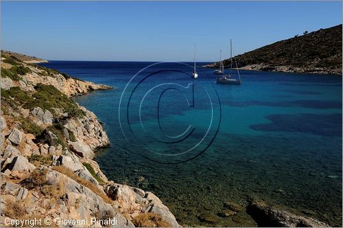 GRECIA - GREECE - Isole del Dodecaneso - Dodecanese Islands - Isola di Agatonissi (Agathonisi) - la costa sud est - Poros Bay
