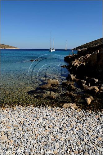 GRECIA - GREECE - Isole del Dodecaneso - Dodecanese Islands - Isola di Agatonissi (Agathonisi) - la costa sud est - Poros Bay