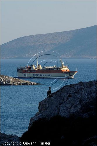 GRECIA - GREECE - Isole del Dodecaneso - Dodecanese Islands - Isola di Arki - Tiganakia sulla costa orientale