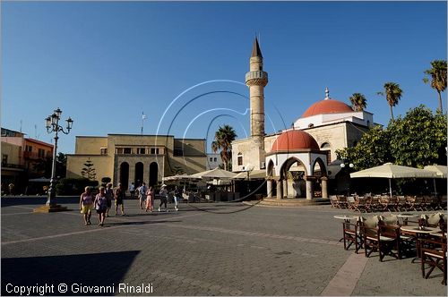 GRECIA - GREECE - Isole del Dodecaneso - Dodecanese Islands - Isola di Kos - Kos citt - Plateia Eleftherias - moschea