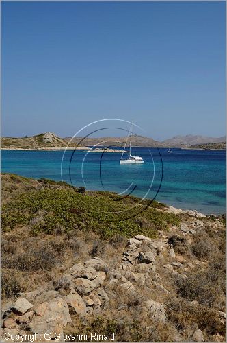 GRECIA - GREECE - Isole del Dodecaneso - Dodecanese Islands - Isola di Leros - Isolotto di Archangelos sulla costa nord-ovest