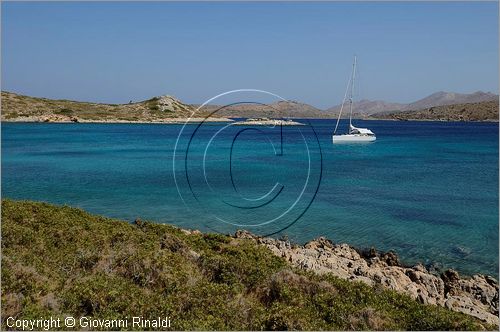 GRECIA - GREECE - Isole del Dodecaneso - Dodecanese Islands - Isola di Leros - Isolotto di Archangelos sulla costa nord-ovest