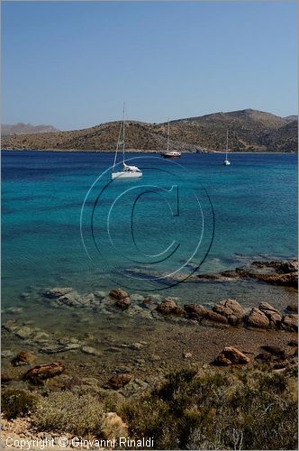 GRECIA - GREECE - Isole del Dodecaneso - Dodecanese Islands - Isola di Leros - Isolotto di Archangelos sulla costa nord-ovest