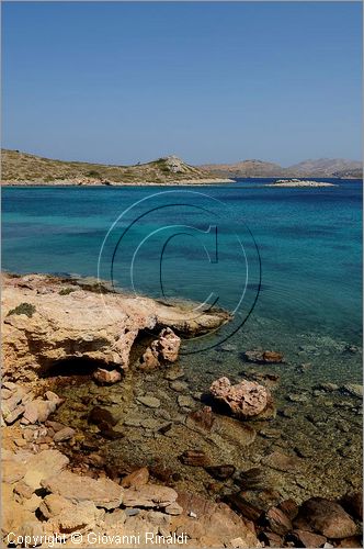 GRECIA - GREECE - Isole del Dodecaneso - Dodecanese Islands - Isola di Leros - Isolotto di Archangelos sulla costa nord-ovest