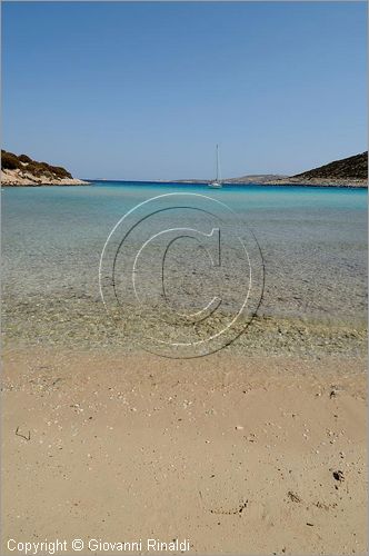 GRECIA - GREECE - Isole del Dodecaneso - Dodecanese Islands - Isola di Lipsi - Lipsos - Leipsi - Plathis Gialos beach