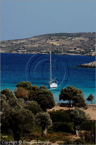 GRECIA - GREECE - Isole del Dodecaneso - Dodecanese Islands - Isola di Lipsi - Lipsos - Leipsi - Plathis Gialos beach