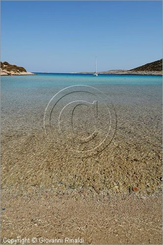 GRECIA - GREECE - Isole del Dodecaneso - Dodecanese Islands - Isola di Lipsi - Lipsos - Leipsi - Plathis Gialos beach