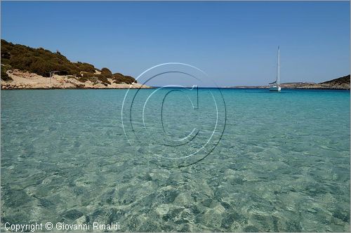 GRECIA - GREECE - Isole del Dodecaneso - Dodecanese Islands - Isola di Lipsi - Lipsos - Leipsi - Plathis Gialos beach