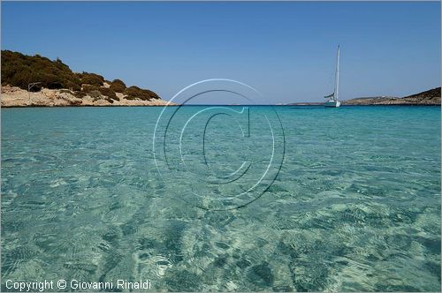 GRECIA - GREECE - Isole del Dodecaneso - Dodecanese Islands - Isola di Lipsi - Lipsos - Leipsi - Plathis Gialos beach