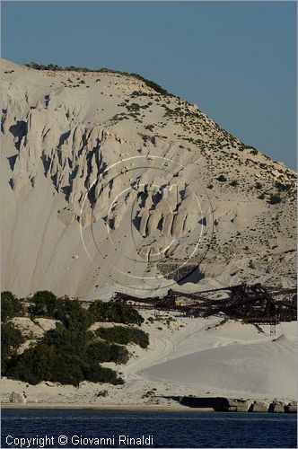 GRECIA - GREECE - Isole del Dodecaneso - Dodecanese Islands - Isola di Giali - cave di pomice