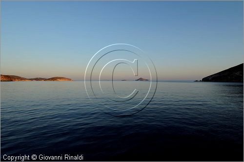 GRECIA - GREECE - Isole del Dodecaneso - Dodecanese Islands - Isola di Patmos - tramonto da Kambos beach