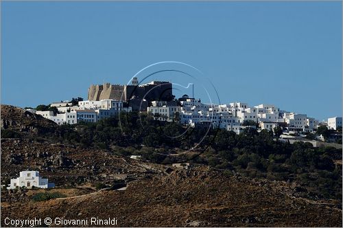GRECIA - GREECE - Isole del Dodecaneso - Dodecanese Islands - Isola di Patmos - Hora con l'imponente monastero