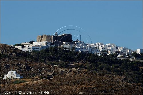 GRECIA - GREECE - Isole del Dodecaneso - Dodecanese Islands - Isola di Patmos - Hora con l'imponente monastero