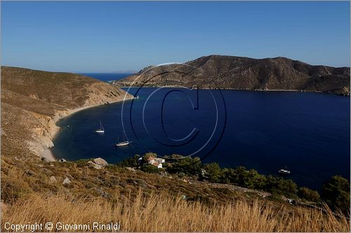 GRECIA - GREECE - Isole del Dodecaneso - Dodecanese Islands - Isola di Patmos - Stavros Bay sulla costa sud