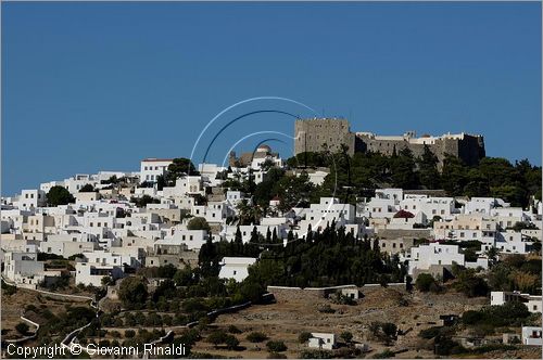 GRECIA - GREECE - Isole del Dodecaneso - Dodecanese Islands - Isola di Patmos - Hora vista da sud