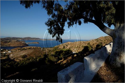 GRECIA - GREECE - Isole del Dodecaneso - Dodecanese Islands - Isola di Patmos - vista dalla strada che porta alla Hora