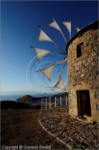 GRECIA - GREECE - Isole del Dodecaneso - Dodecanese Islands - Isola di Patmos - Hora - mulini a vento