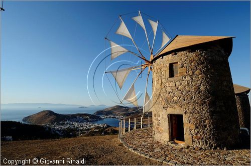 GRECIA - GREECE - Isole del Dodecaneso - Dodecanese Islands - Isola di Patmos - Hora - mulini a vento