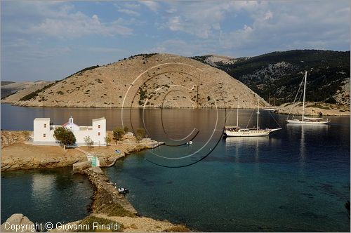 GRECIA - GREECE - Isole del Dodecaneso - Dodecanese Islands - Isola di Simi - Symi - Agios Emilianos nella baia di Skomisa