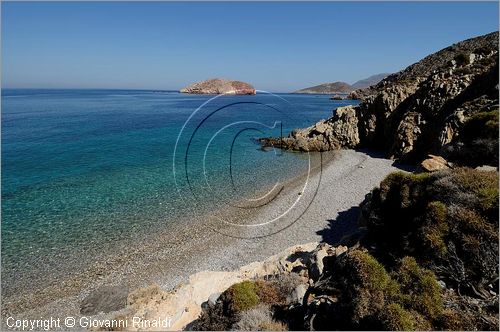 GRECIA - GREECE - Isole del Dodecaneso - Dodecanese Islands - Isola di Tilos - costa est - Lendi beach