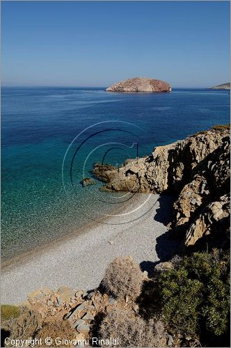 GRECIA - GREECE - Isole del Dodecaneso - Dodecanese Islands - Isola di Tilos - costa est - Lendi beach