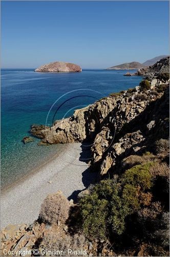 GRECIA - GREECE - Isole del Dodecaneso - Dodecanese Islands - Isola di Tilos - costa est - Lendi beach