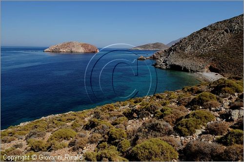 GRECIA - GREECE - Isole del Dodecaneso - Dodecanese Islands - Isola di Tilos - costa est - Lendi beach