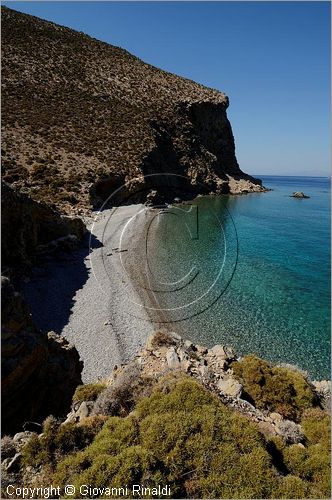 GRECIA - GREECE - Isole del Dodecaneso - Dodecanese Islands - Isola di Tilos - costa est - Lendi beach