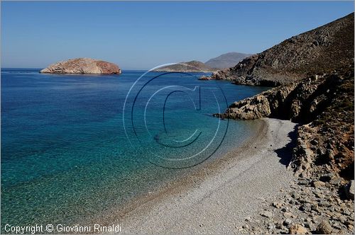 GRECIA - GREECE - Isole del Dodecaneso - Dodecanese Islands - Isola di Tilos - costa est - Lendi beach