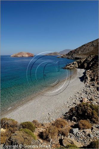 GRECIA - GREECE - Isole del Dodecaneso - Dodecanese Islands - Isola di Tilos - costa est - Lendi beach