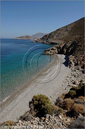 GRECIA - GREECE - Isole del Dodecaneso - Dodecanese Islands - Isola di Tilos - costa est - Lendi beach