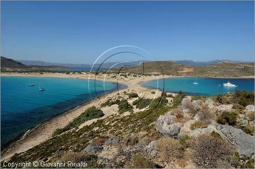 GRECIA - GREECE - Ionio Meridionale - Isola di Elafonisos - costa sud - Ormos Sarakiniko e Ormos Frangos