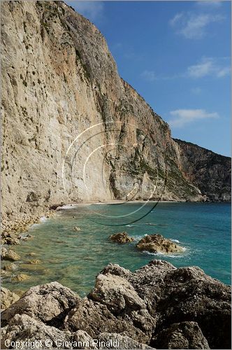 GRECIA - GREECE - Isole Ionie - Ionian Islans - Lefkada (Lefkas - Levkas) costa occidentale tra Porto Katsiki e Egremni