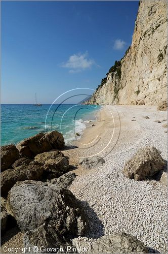 GRECIA - GREECE - Isole Ionie - Ionian Islans - Lefkada (Lefkas - Levkas) costa occidentale tra Porto Katsiki e Egremni