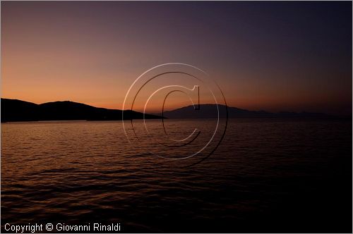 GRECIA - GREECE - Isole Ionie - Ionian Islans - Zacinto Zakynthos - tramonto sulla costa orientale