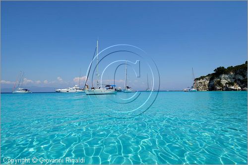 GRECIA - GREECE - Isole Ionie - Ionian Islans - Antipaxos (Antipaxi) - costa nord orientale - Voutoumi