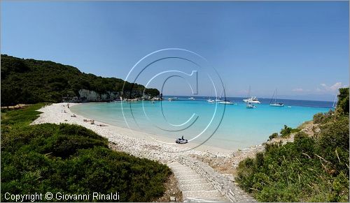 GRECIA - GREECE - Isole Ionie - Ionian Islans - Antipaxos (Antipaxi) - costa nord orientale - Voutoumi