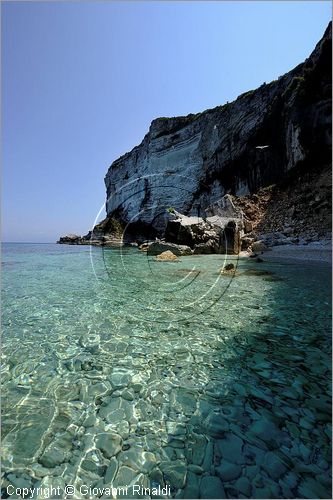 GRECIA - GREECE - Isole Ionie - Ionian Islans - Antipaxos (Antipaxi) - costa nord occidentale tra Capo Katovrika e Capo Stamateli