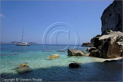 GRECIA - GREECE - Isole Ionie - Ionian Islans - Antipaxos (Antipaxi) - costa nord occidentale tra Capo Katovrika e Capo Stamateli