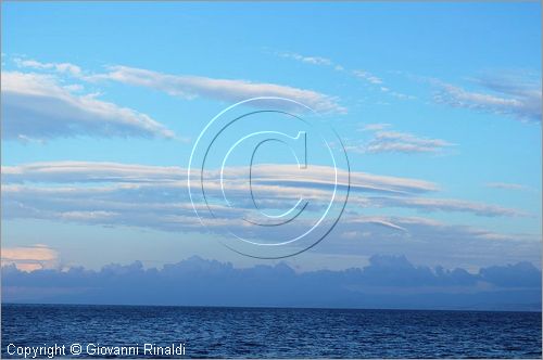 GRECIA - GREECE - Isole Ionie - Ionian Islans - Erikoussa - cielo e mare davanti alla baia a sud