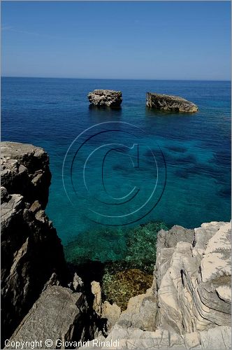 GRECIA - GREECE - Isole Ionie - Ionian Islans - Paxos (Paxi) - la costa nord occidentale presso Cape Laterna