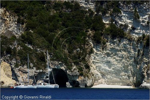 GRECIA - GREECE - Isole Ionie - Ionian Islans - Paxos (Paxi) - la costa occidentale - Ochia Bay