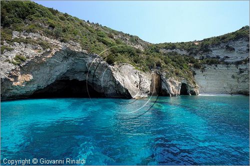 GRECIA - GREECE - Isole Ionie - Ionian Islans - Paxos (Paxi) - la costa occidentale - Ochia Bay