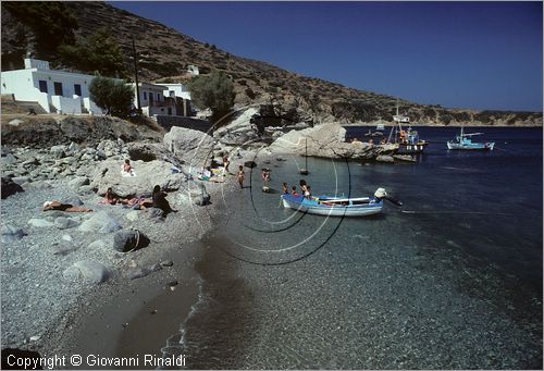GREECE (Dodecanese) Karpathos Island - GRECIA (Dodecanneso) Isola di Scarpanto - il piccolo porto di Agios Nikolaos sulla costa orientale