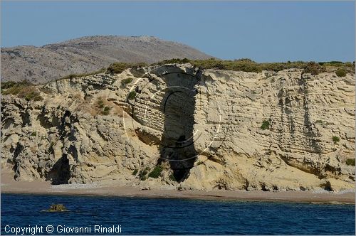 GRECIA - GREECE - Ionio Meridionale - Isola di Kithera (Kithira Citera) - costa sudest - Paleopoli beach