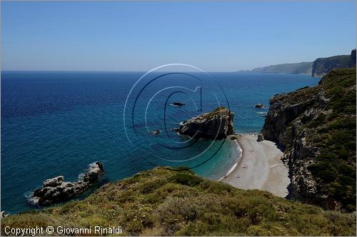 GRECIA - GREECE - Ionio Meridionale - Isola di Kithera (Kithira Citera) - costa sudest - Kaladi beach