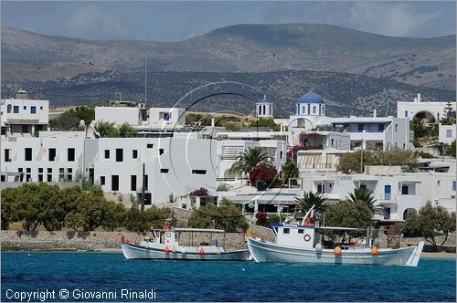 GRECIA - GREECE - Piccole Cicladi  - Minor Cyclades - Koufonisia - Pato Koufonisia (Koufonisi) - costa sud ovest - Ammos Bay e il porto