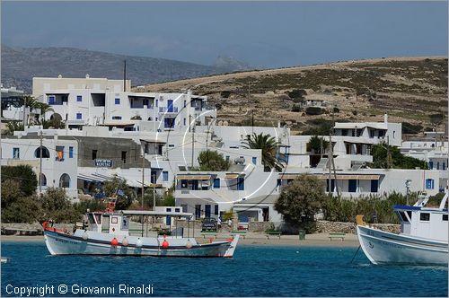 GRECIA - GREECE - Piccole Cicladi  - Minor Cyclades - Koufonisia - Pato Koufonisia (Koufonisi) - costa sud ovest - Ammos Bay e il porto