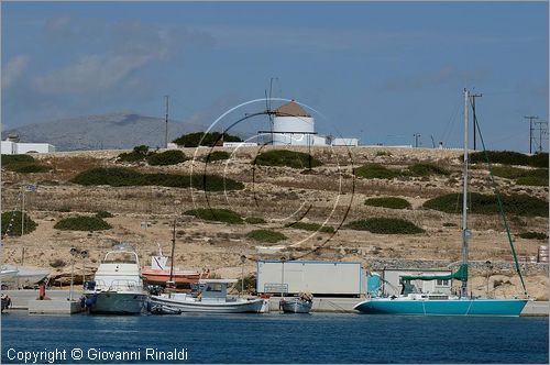 GRECIA - GREECE - Piccole Cicladi  - Minor Cyclades - Koufonisia - Pato Koufonisia (Koufonisi) - costa sud ovest - Ammos Bay e il porto