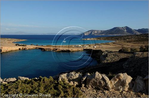 GRECIA - GREECE - Piccole Cicladi  - Minor Cyclades - Koufonisia - Pato Koufonisia (Koufonisi) - costa est - penisola tra Ksylobatis Bay e Pori Bay